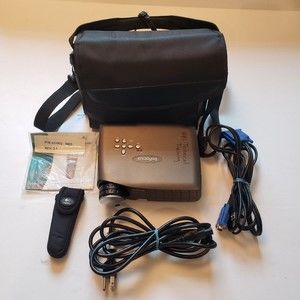 InFocus LP70+ DLP Projector XGA Portable HD 1080i W/Case and Logic Remote.